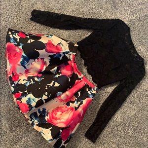 2 piece homecoming dress